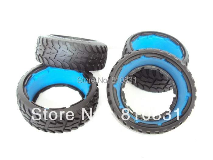 

The new style road cover tires for 5b hpi baja Rovan km Four pieces Not contain the blue inner tires
