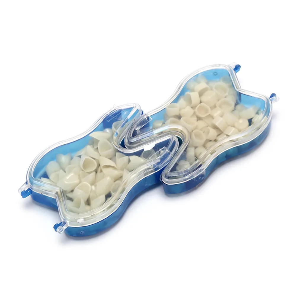 

50Pcs/Box Realistic Oral Care Teeth Whitening Anterior Molar Crown Dental Crowns Resin Porcelain Materials Temporary Teeth Crown