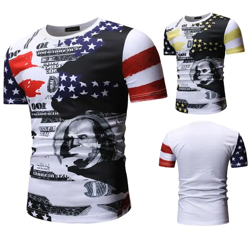 2019 Summer T Shirt Men Funny T Shirts O Neck Polyester