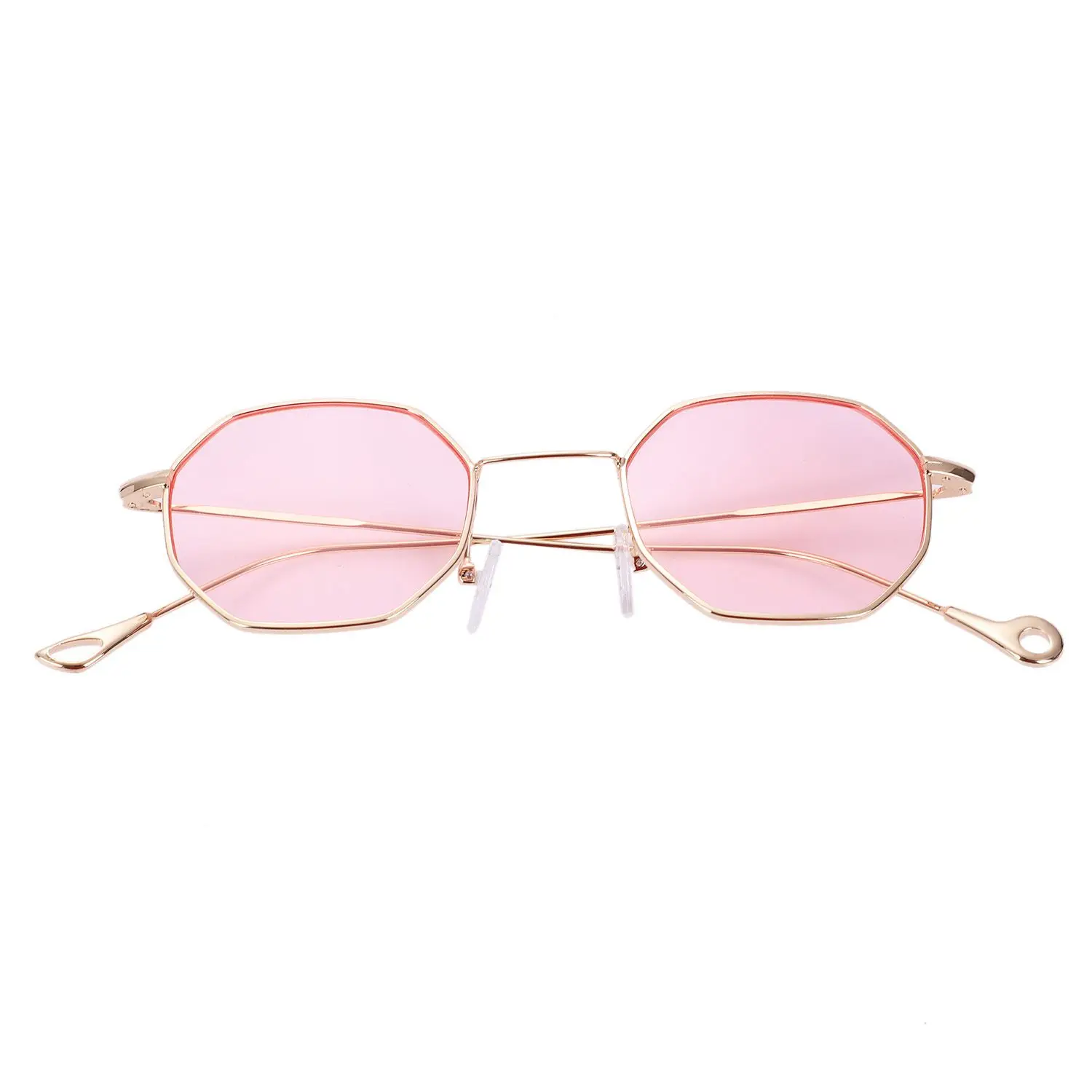 

Hot Men's & Women's Octagonal SquareSunglasses Vintage Metal Spectacle Frame S17025