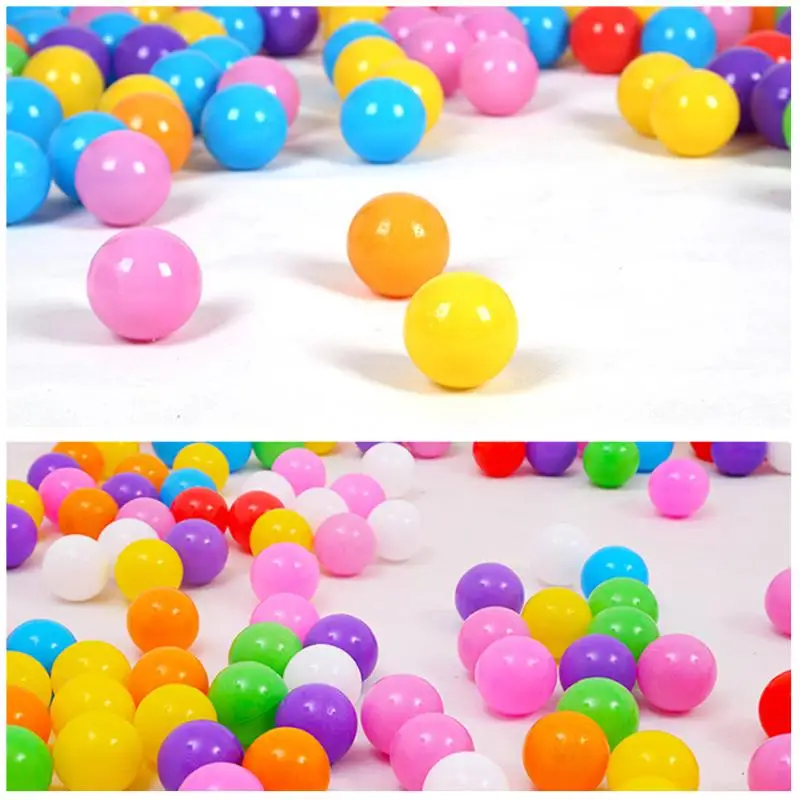 25 50 100 шт красочные экологически чистые океанские мячи для сухого бассейна мяч для снятия стресса открытый пляжный мяч для активного отдыха спортивные интересные игрушки подарок