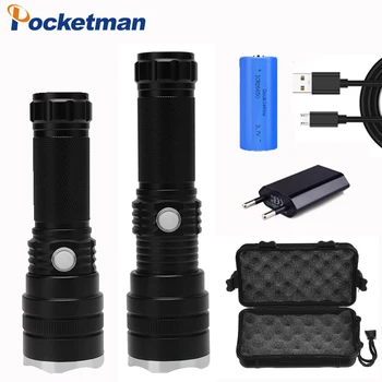 Price 40000 Lumens Lamp Xhp50.2 Most Powerful Flashlight Usb Zoom Led Torch Xhp50 18650 Or 26650 Rechargeable Battery Hunting