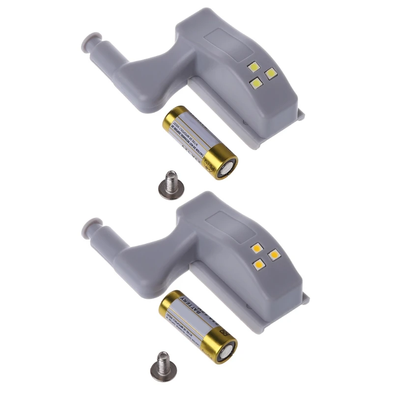 

1PC Universal Cabinet Cupboard Hinge LED Sensor Light 0.25W For Kitchen Bedroom