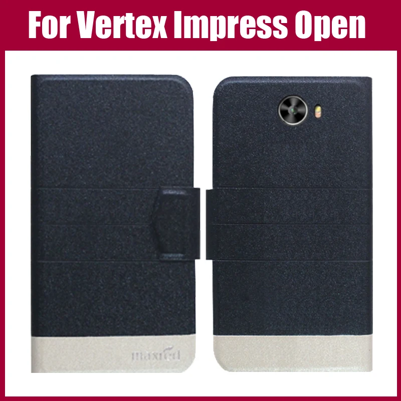

Vertex Impress Open Case New Arrival 5 Colors Fashion Flip Ultra-thin Leather Protective Cover For Vertex Impress Open Case