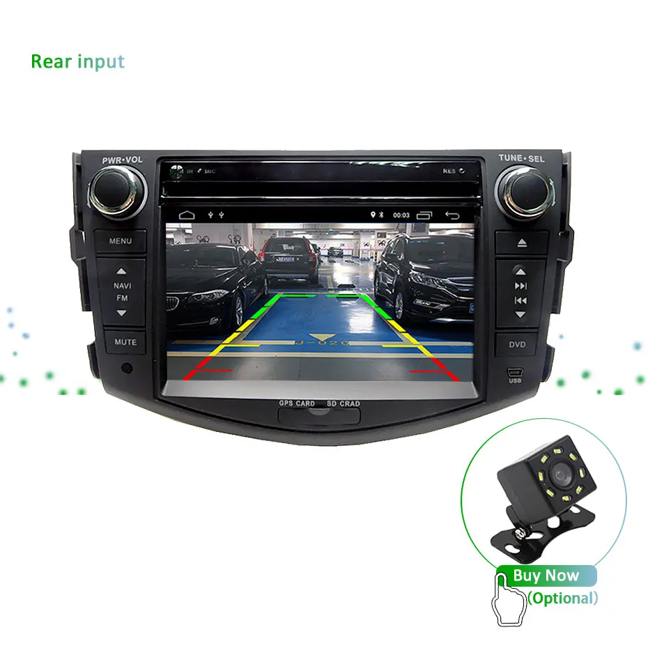 Excellent DSP IPS 2 din Android 9.0 64G Car DVD player For Toyota RAV4 Rav 4 2007 2008 2009 2010 2011 GPS wifi radio screen navigation pc 29
