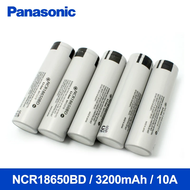 Panasonic Li-Ion 18650 аккумуляторные батареи 3,7 V 3200mAh литиевая батарея для 3,7 v power Bank фонарик аккумулятор NCR18650BD