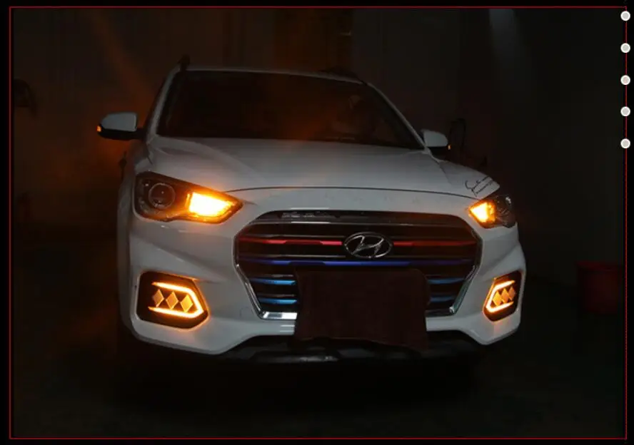 Видео ix35 Дневной светильник 2018 2019 tucson автомобильные аксессуары головной Санта Фе