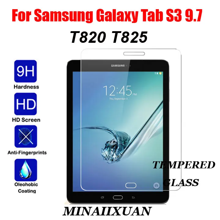 2 шт. ультра тонкий 0,3 мм 9 H закаленное Стекло для samsung Galaxy Tab S3 9,7 T820 T825 T825C Tablet прозрачный Экран протектор фильм