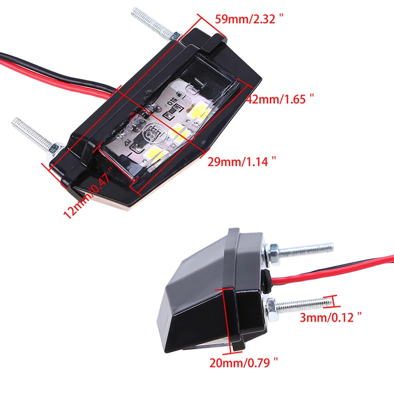 POSSBAY 12 В мотоцикл номерной знак свет мини светодиодный кафе гонщик задний белый свет универсальный для Honda Yamaha Suzuki Chopper Bobber