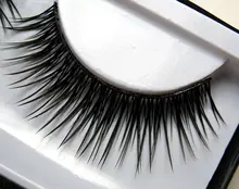 1 pairs 006 false eyelashes naturally thick cross tableaux