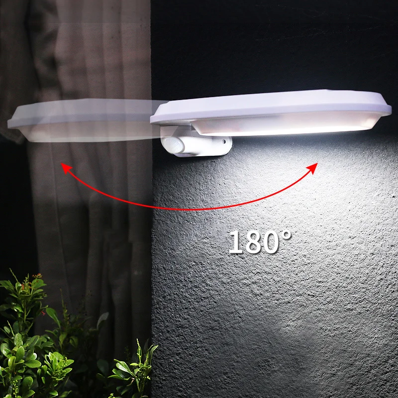 

180 Degree Adjustable 18LED Solar Power Street Light PIR Motion Sensor Lamps Garden Security Lamp Outdoor Waterproof Wall Lights