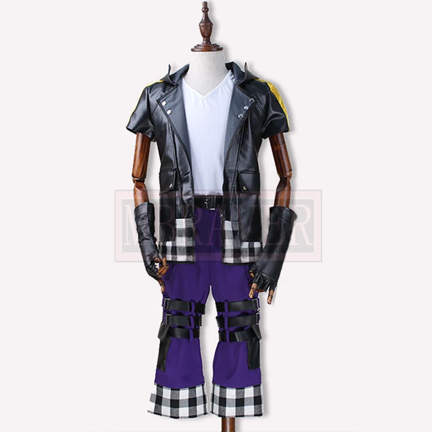 

Kingdom Hearts III Riku Cosplay Costume Uniform Outfit Custom Made Any Size