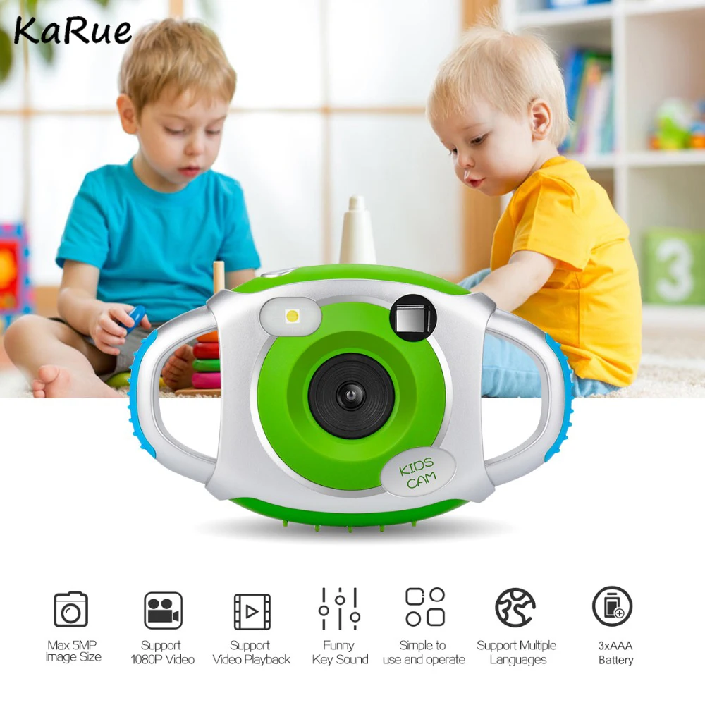 KaRue Мини Digital Video Камера детей 1.0MP 1,5 дюймов стрелять LSR Камера для детей для дня рождения Рождественский подарок