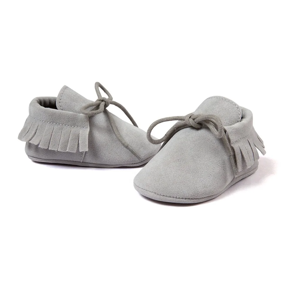 Серые кроссовки из нубука для маленьких мальчиков; детские мокасины; популярные моксы; обувь суперзвезды для новорожденных; обувь для малышей 0-18 месяцев; CX51C