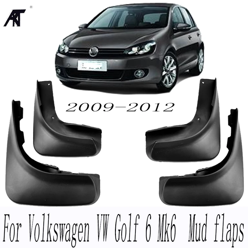 Брызговики для Volkswagen VW Golf 6 Mk6 2009 2010 2011 2012 набор литые Брызговики Передние Задние