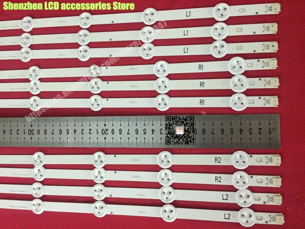 10 шт./лот для LG 42 дюйма светодиодный подсветка полосы ROW2.1 REV0.0 1 L2-TYPE TX-L42B6B TX-L42BL6B-L2 6916L-1216A 6916L-1340