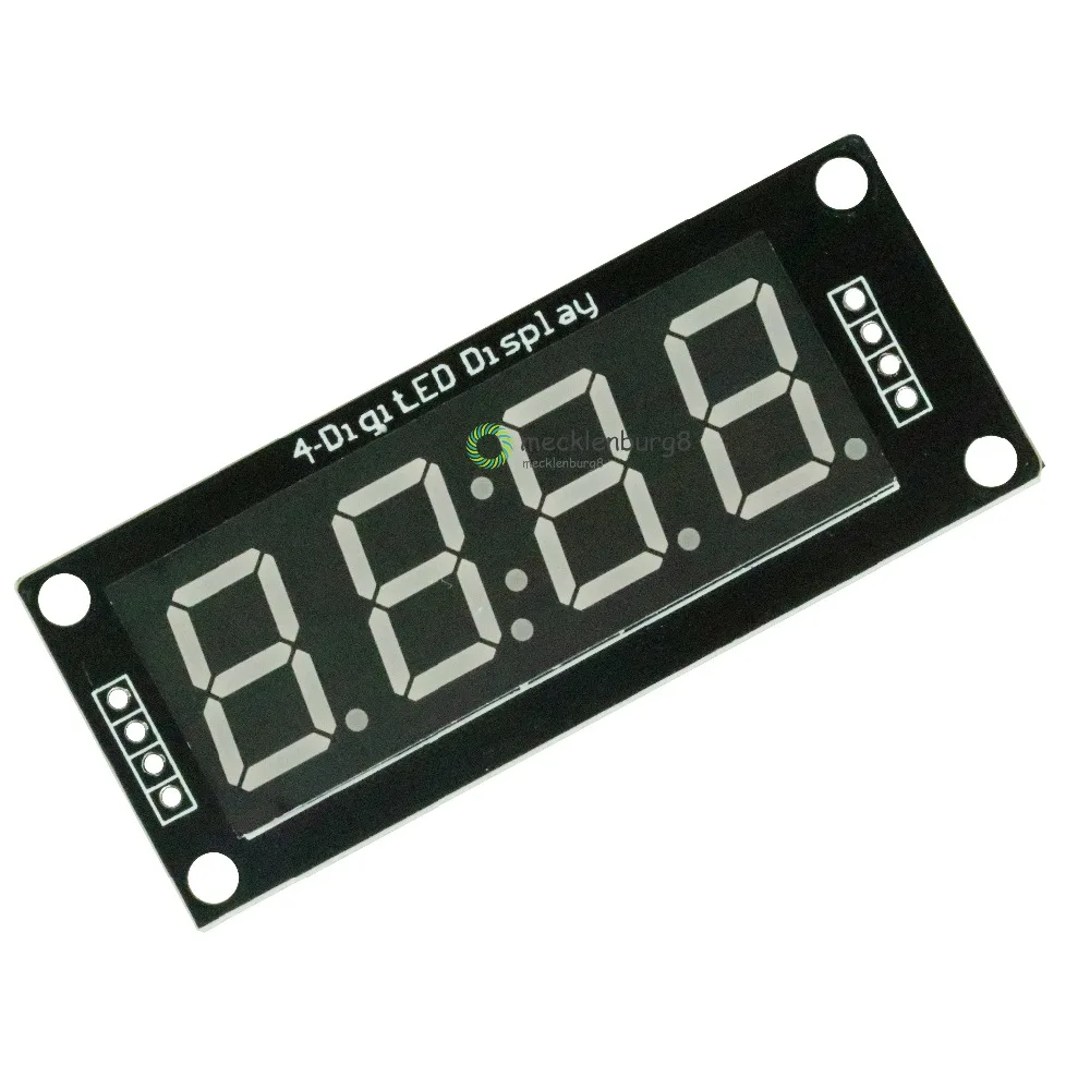 

0.56 Inch 4-Digit LED 0.56" Display Tube (decimal), 7-Segments YELLOW, TM1637 Clock Double Dots Module For Arduino