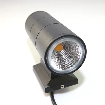 

20W Dimmable Up and down COB LED Wall Light outdoor 2X10W Waterproof Aluminum modern decorative bathroom outdoor led wall lamp