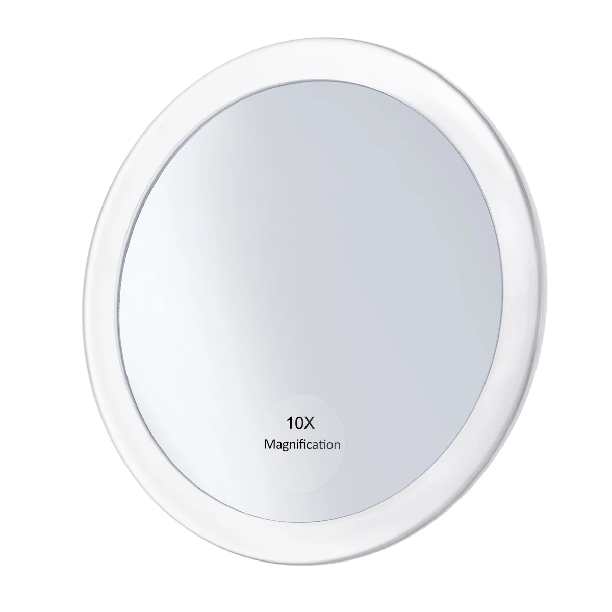 

10x Magnifying Round Mirror Make Up Mirror Folding Pocket Cosmetic Mirror Magnification Compact Mirror with 3 Suction