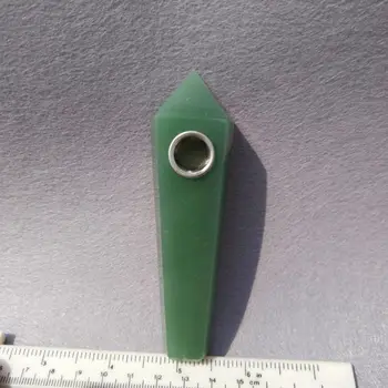

New product high quality green aventurine quartz crystal smoking pipes for gifts