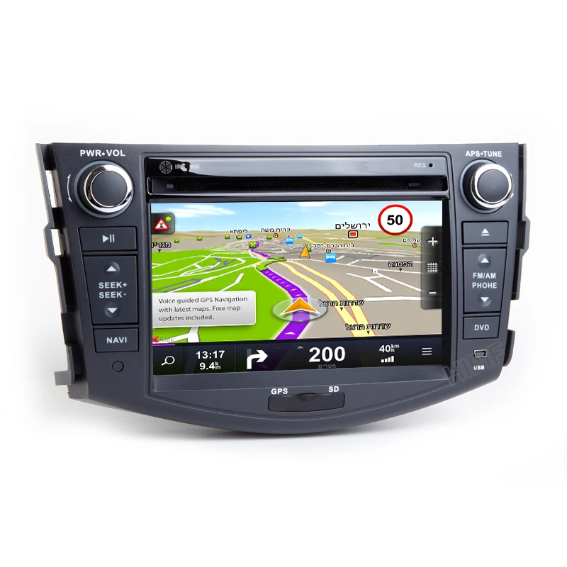 8 'ƈDin TDA7851 Android 10 Автомобильный DVD радио плеер Мультимедиа GPS навигация Carplay для