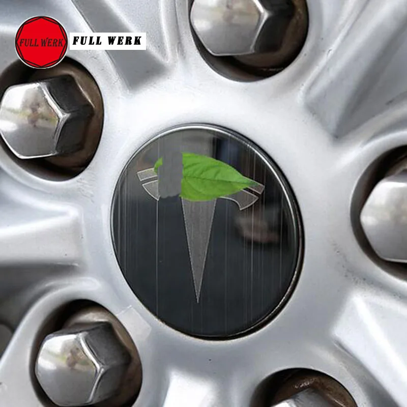 Набор из 4 шт. автомобильный Стайлинг обод для ступицы колеса Защитная крышка для Tesla модель S X колесо центр стикер внешние аксессуары