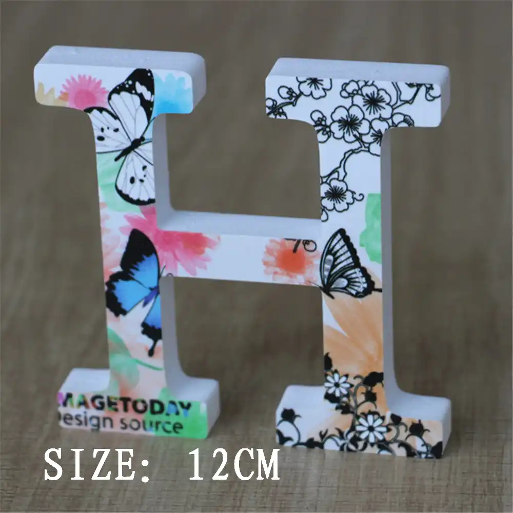 letras de madera para manualidades decora letras may/úsculas de madera peque/ñas con bandeja de almacenamiento madera natural suave para manualidades Juego de letras y flores de madera de 112 piezas