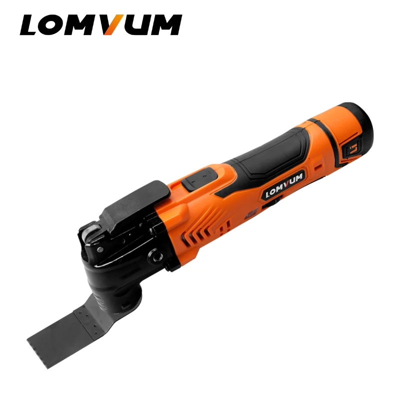 LOMVUM Electric Trimmer 300W 12V Cordless Multifunctional Cutter Trimmer Oscillating Tools Renovator Portable Woodworking Home