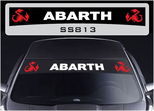 Автомобиль для Fiat Abarth sunstrip 500 Punto наклейка Стайлинг автомобиля SS813|Наклейки на