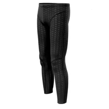 Для мужчин Длинные плавки профессиональный черный sharkskin плавки солнцезащитный крем осень-зима swimweart Дайвинг Брюки