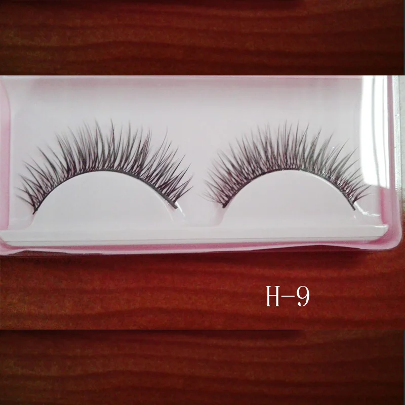 

1Pairs Natural Long Crossed False Eyelashes Makeup Handmade Thick Fake Eye Lashes Extension Makeup Beauty Tools H9