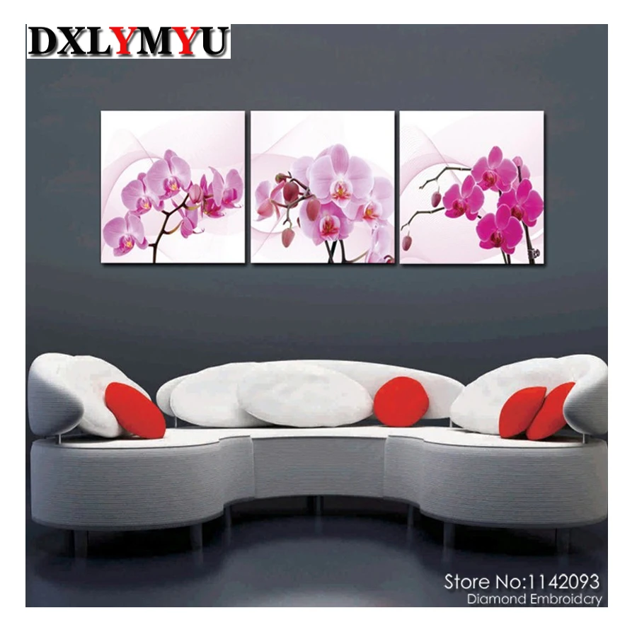 

Multi-pictures Flower Picture 3D Diy Diamond Painting Cross Stitch Square Mosaic Full 5D Diamond Embroidery Decorative Painting