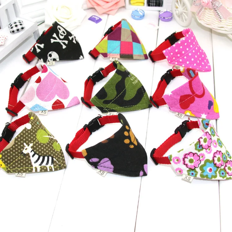 

Adjustable DOG Collar Puppy Cat Scarf Collar for Dogs Bandana Neckerchief Pet Accessories