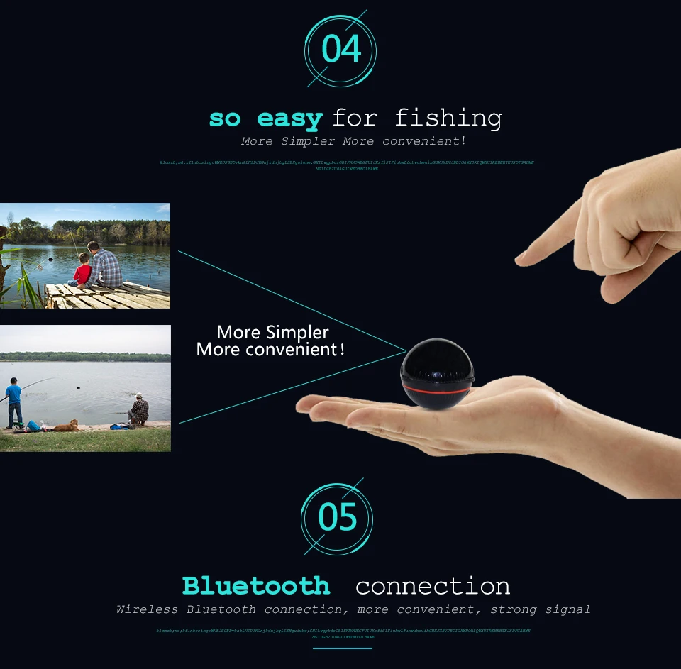 Erchang Рыболокаторы Портативный Беспроводной сонар Сенсор датчик детектора Рыболокаторы Bluetooth эхолот Рыболокаторы s Рыбная ловля