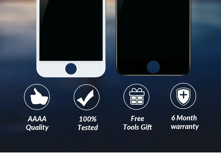 AAA ЖК-дисплей для iphone 6, 6s, 7, 8 Plus, сенсорный экран, дигитайзер, 3D Замена, полная сборка для iphone 5S, ЖК-дисплей Ecran Pantalla