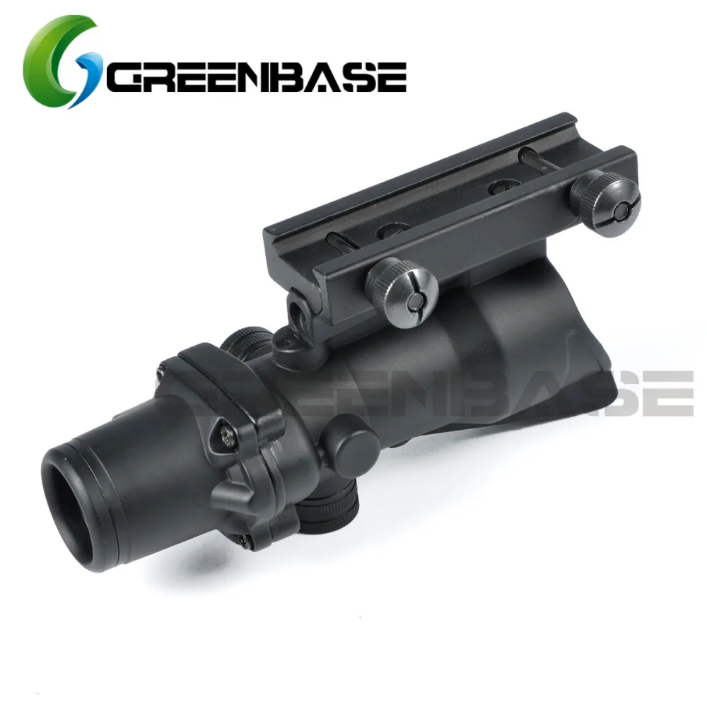 Greenbase ACOG 4x32G Подсветкой Crosshair 223 Баллистических Сетка Тактический Прицел Для m16
