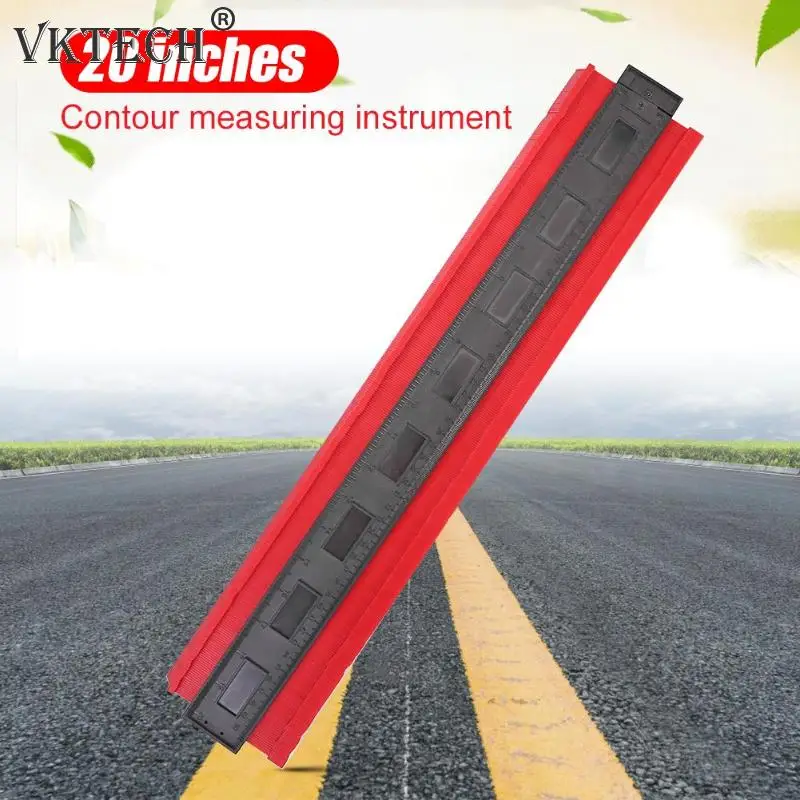 20 Inch Plastic Profile Copy Gauge Contour Gauge Duplicator Tiles Wood Marking Tool Tiling Laminate