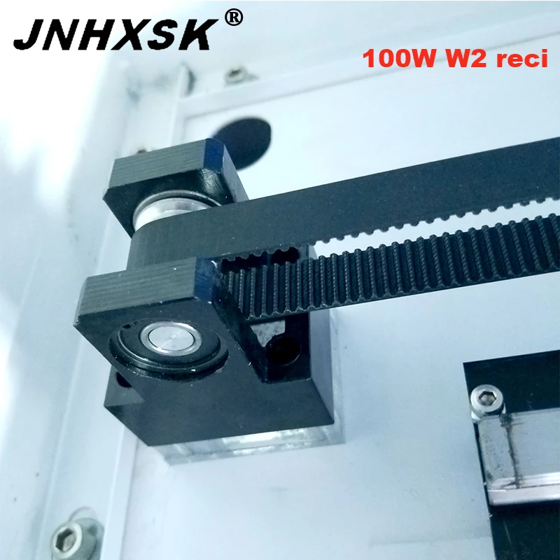JNHXSK 100 Вт reci CNC маршрутизатор CO2 лазерный резак и гравировальный станок ткань