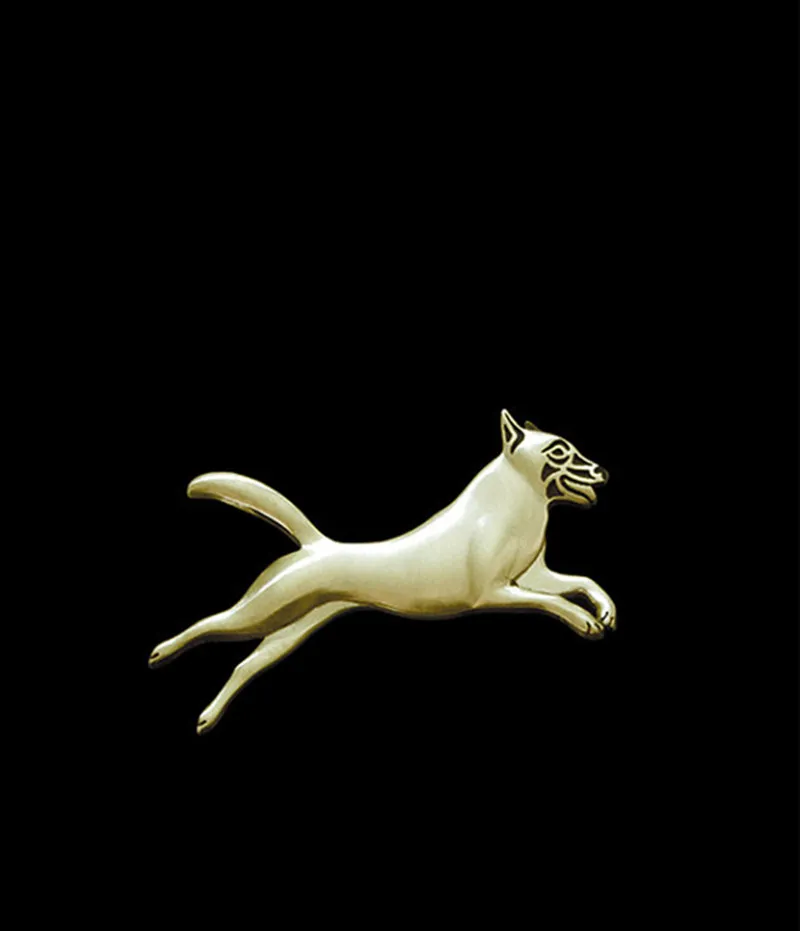 

Women and Men Lapel Pin Leaping Belgian Malinois Brooch Trendy