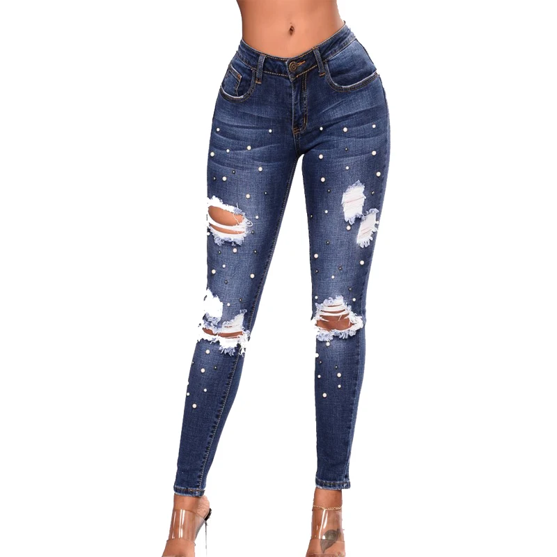 Aliexpress.com : Buy Korean Style Mid Waist Jeans Casual