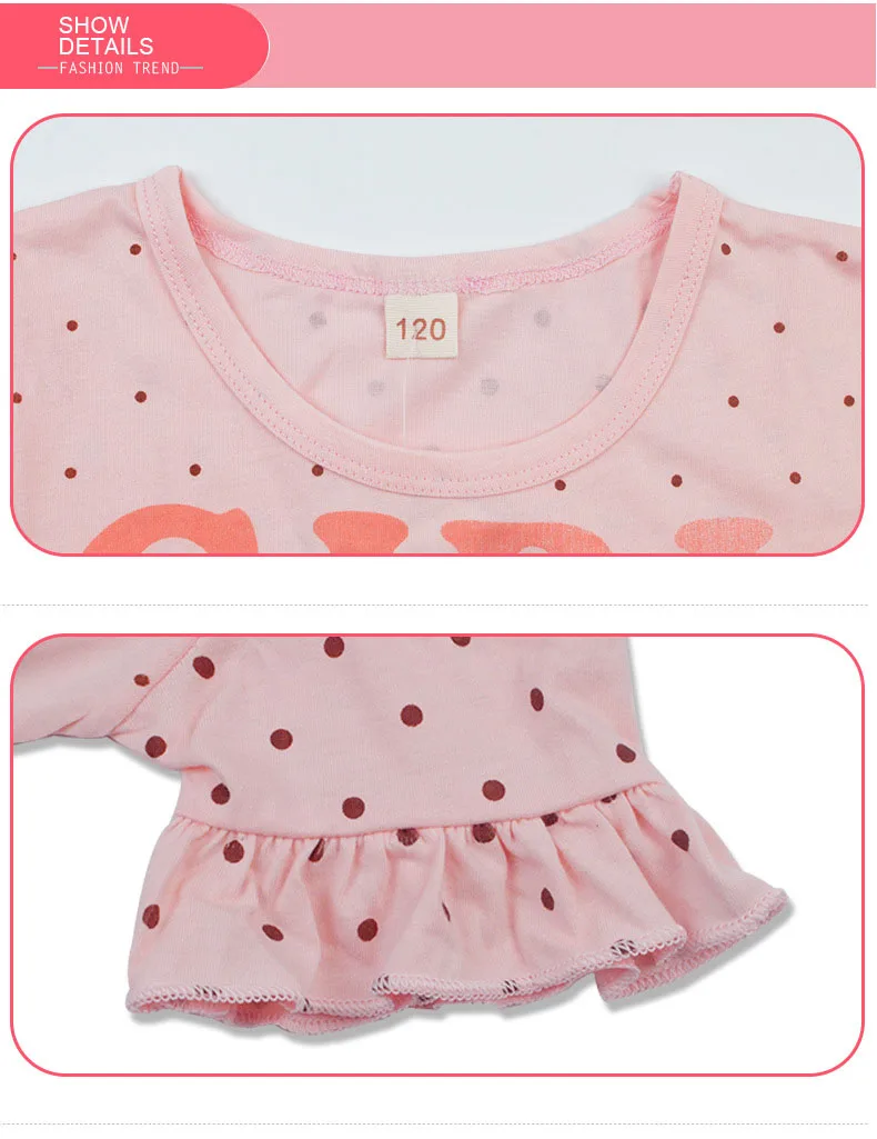 Summer Children's Sleepwear Cotton Short-sleeves Shirt and Pant Suit Girls Family Pajamas Kids 3-12T Pyjamas Children Costumes cheap plus size pajama sets