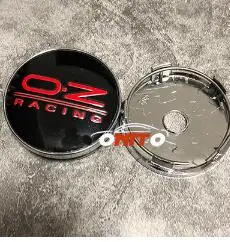 100 шт. 60 мм колеса чехлы на сиденья авто крышка центра OZ наклейки с логотипом колпаки с эмблемой для OZ Racing для центрального движения колеса Шапки - Цвет: black red 60mm pvc