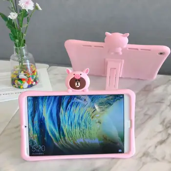

Cute Animal Pattern Kids case For Huawei MediaPad M3 Lite 8.0 CPN-L09 CPN-W09 CPN-AL00 8'' Soft Silicone stand funda cover + Pen