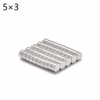 

500pcs 5x3 mm 5 x 3 Super Strong Rare Earth Magnet Small Round Powerful Neodymium Magnet Fridge Free Shipping 5*3 5mm*3mm