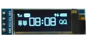 

0.91 inch 4PIN Blue OLED Screen Module SSD1306 Drive IC 128*32 I2C Interface 3.3-5V