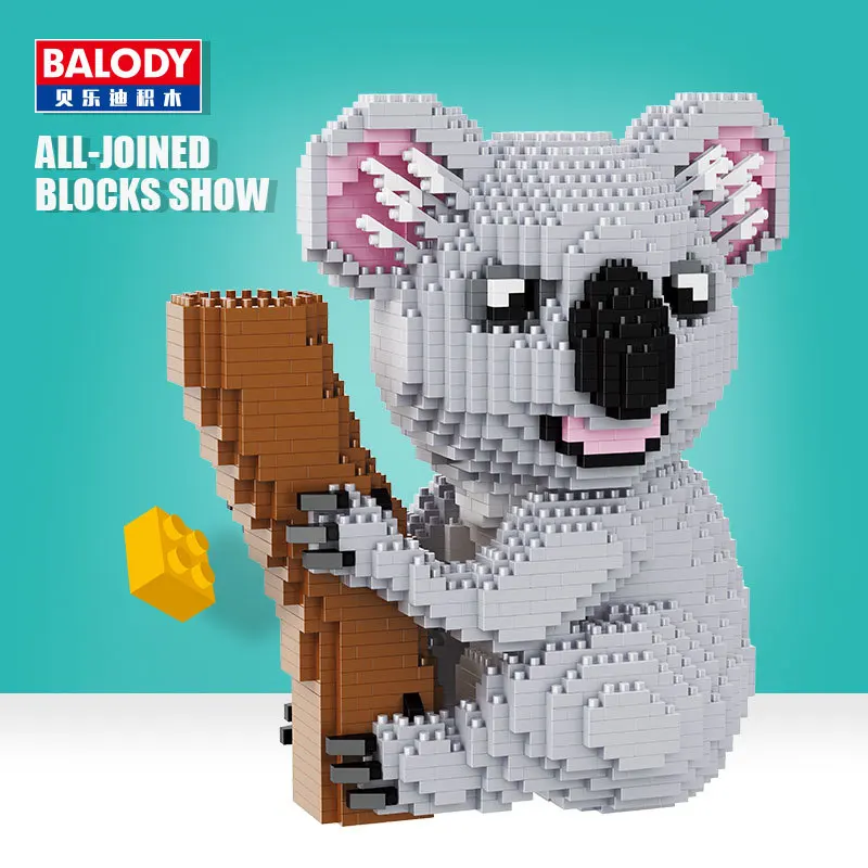 Balody 2100 шт. австралийская коала 16054 животных модель DIY Алмаз Мини здания
