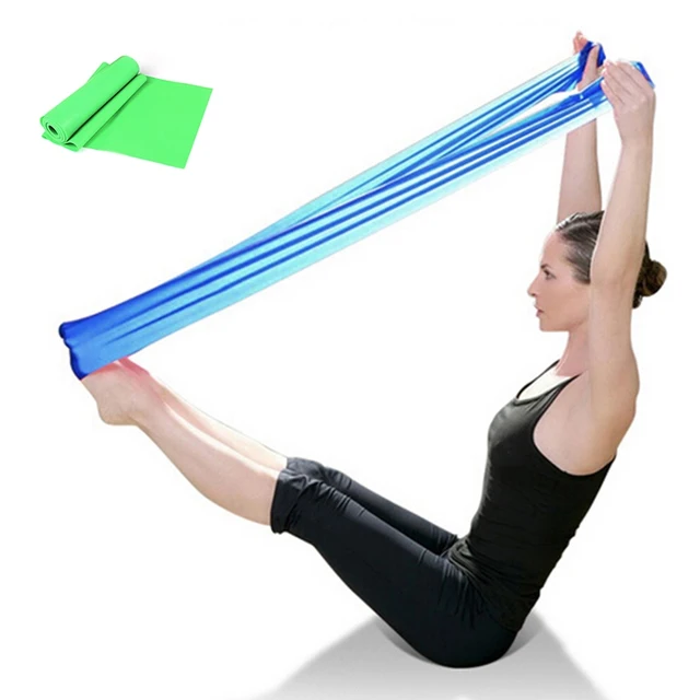 Hot Sale 1.5M Yoga Pilates Stretch Resistance Band Workout Exercise