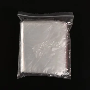 

100Pcs New Jewelry Ziplock Zipped Lock Reclosable Plastic Poly Clear Bags Wholesale 8*12 cm