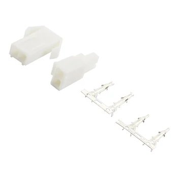 

20 pcs System 4.5 mm White 2-Pin Male Female Tamiya Cordless Plug