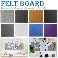 Фото Дисплей Войлок письмо доска заметка офис для планирования расписания украшение стены доска сообщений домашний декор